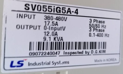 Inverter Ρυθμιστής Στροφών Τριφασικό 2,20kW/ 3Hp - Σε καλή κατάσταση